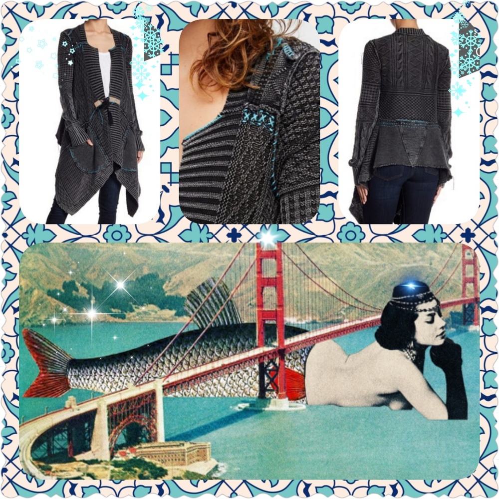 Free People "All Washed Out" Cardigan